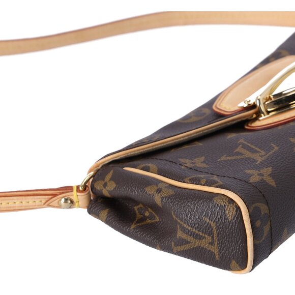 Louis Vuitton Pochette Beverly Monogram Shoulder Bag M40122 Brown - Picture 8 of 9